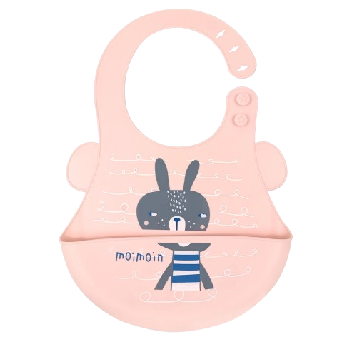 Bavoir en silicone - CHAT