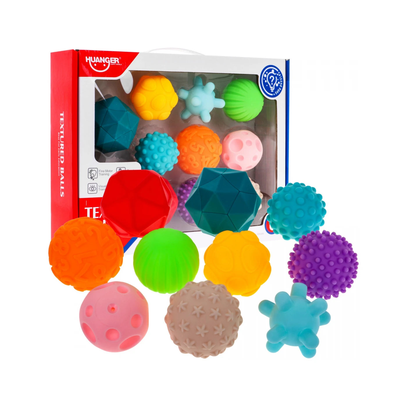 Balles sensorielles 10 PCS - HUANGER