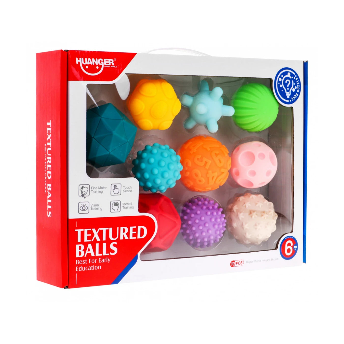 Balles sensorielles 10 PCS - HUANGER