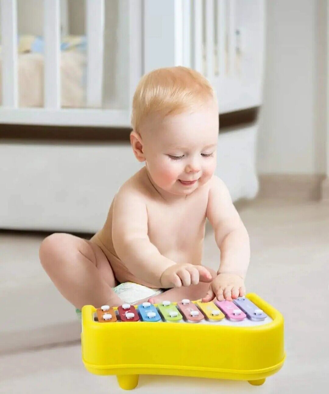 Piano vocal xylophone 8 touches JAUNE – HUANGER