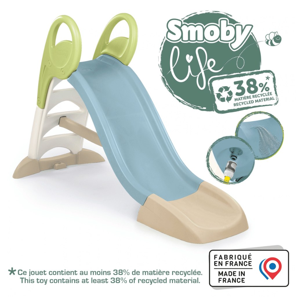 Raccord pour tuyau d'eau du toboggan Smoby KS bleu et piste arrosée