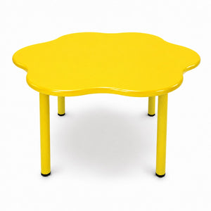 Table fleur enfant jaune en plastique 120 x 120 x 52 cm
