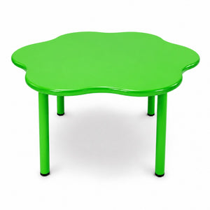Table fleur enfant verte en plastique 120 x 120 x 52 cm