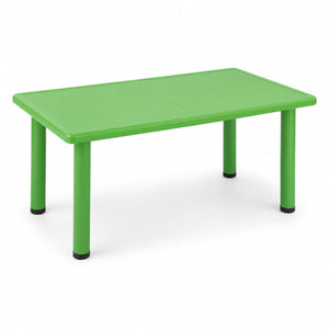 Table rectangulaire enfant verte en plastique 120 x 60 x 52 cm