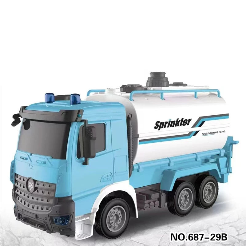 Camion-citerne avec lumière et son