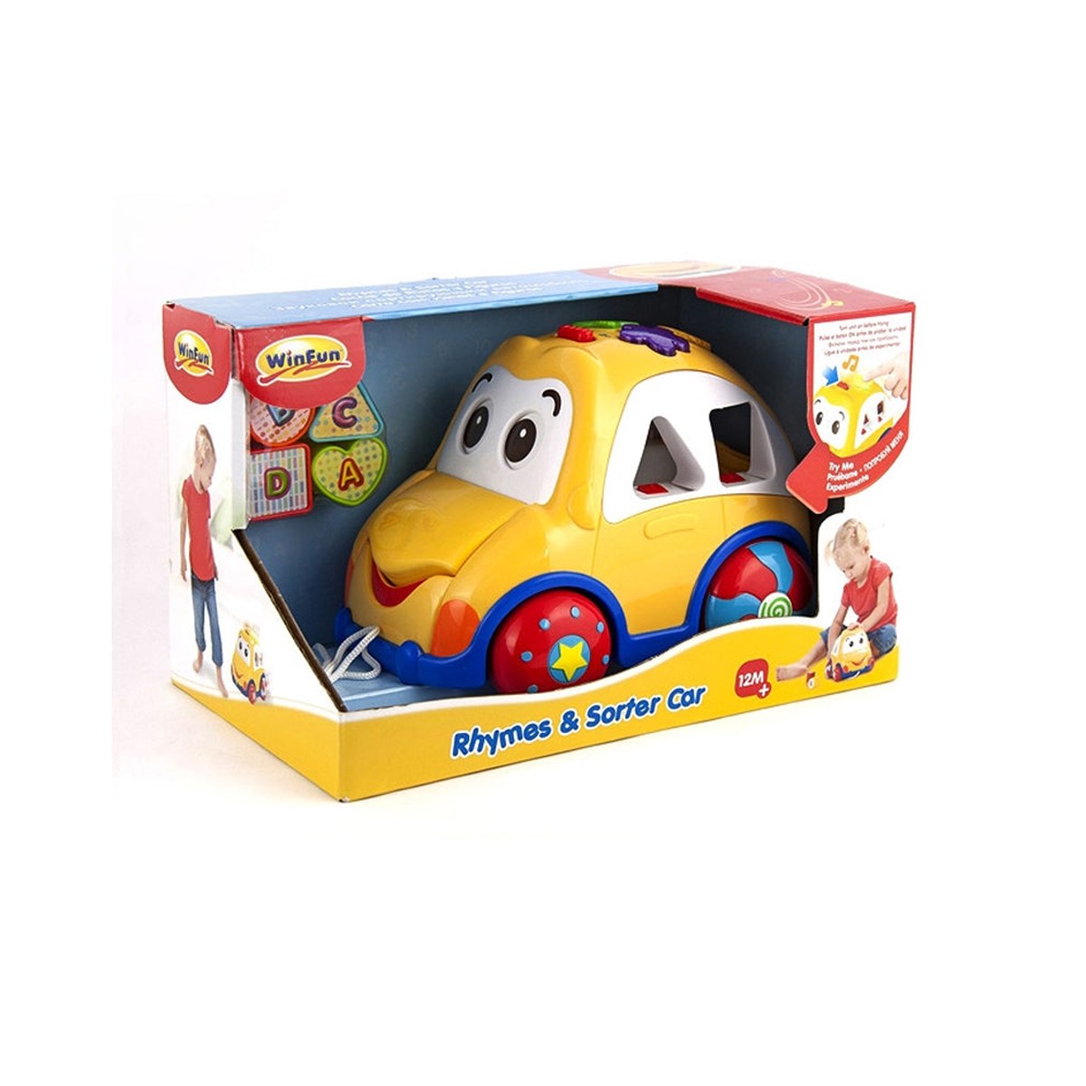 Boîte de la voiture Winfun Rhymes and Sorter Car
