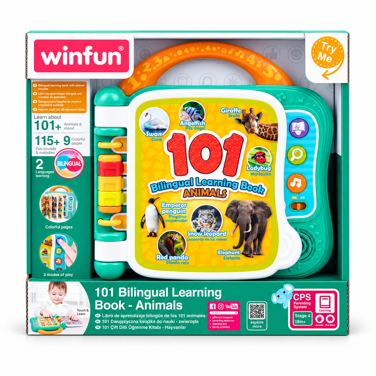 Winfun 101 animaux – livre interactif
