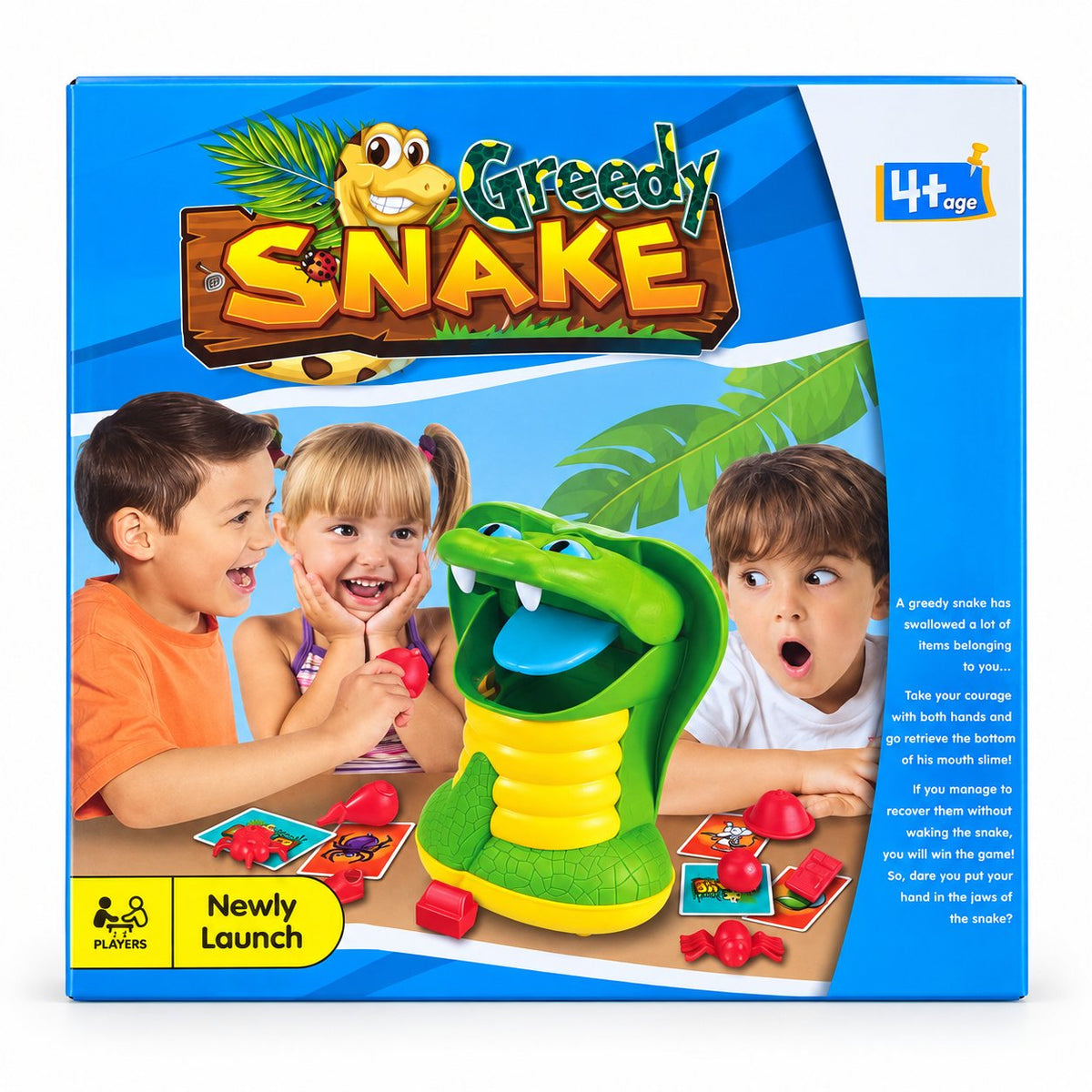 Boîte du jeu Greedy Snake, jeu de société familial dès 4 ans
