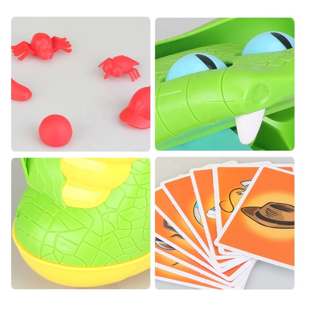 Détails du jeu Greedy Snake : objets rouges, tête du serpent et cartes à piocher