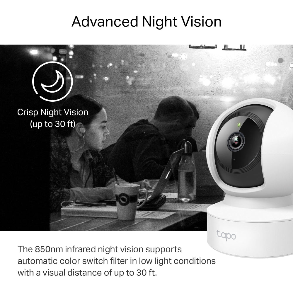 Tapo C212 - Vision nocturne avancée