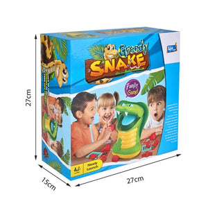 Dimensions de la boîte Greedy Snake : 27 x 27 x 15 cm