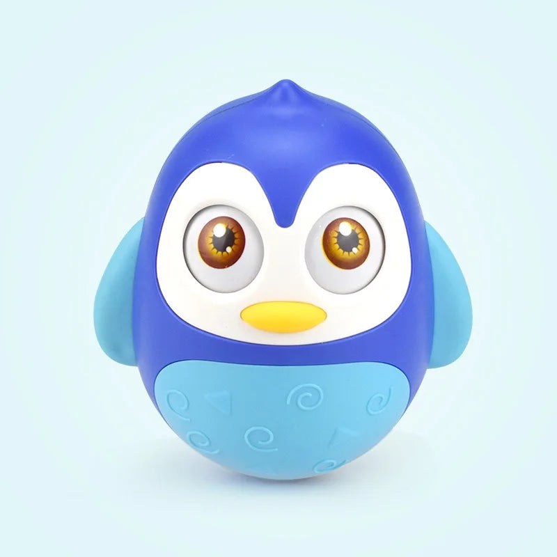 Hochet pingouin BLEU - HUANGER