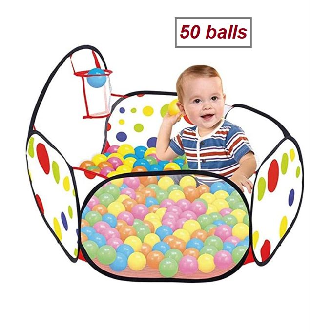 Parc de jeu + 50 balles colorées