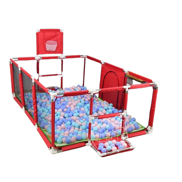 Parc bébé avec foot et basket + 100 Balles colorées