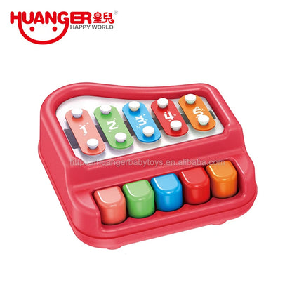 Piano vocal xylophone 5 touches ROUGE - HUANGER