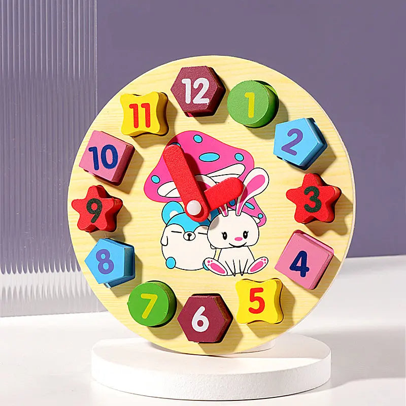 HORLOGE DE LAPIN EN BOIS