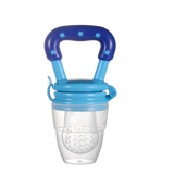 Sucette grignoteuse fruits et légumes coloris Bleu – filet en silicone