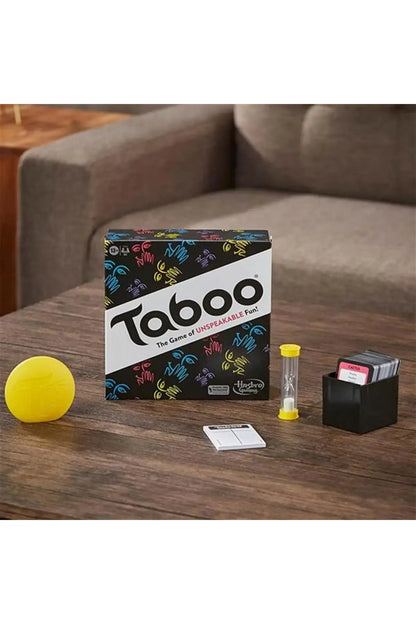 Jeu Taboo classique, jeu de mots à deviner, pour ados et adultes, dès 13 ans, jeu de société pour 4 joueurs et plus