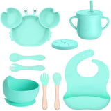 Ensemble vaisselle 9 pcs en silicone