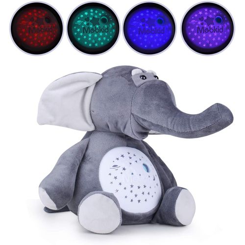 Peluche musical avec projecteur - ELEPHANT