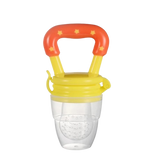 Sucette grignoteuse fruits et légumes coloris Jaune – filet en silicone