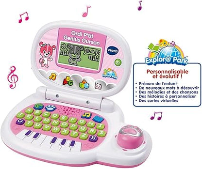 Ordi P'tit Genius Ourson rose - Vtech