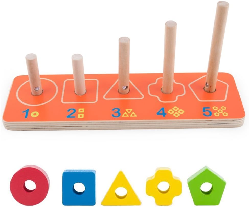 pack 3 jouets éducatifs en bois montessori