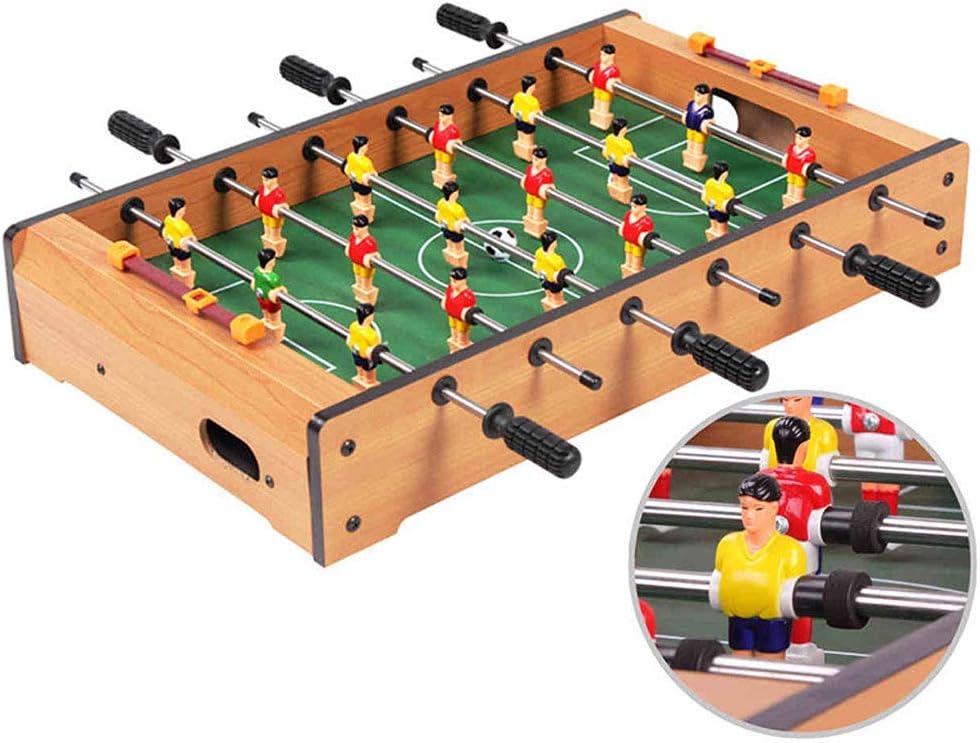 Table Jeu football babyfoot en bois pour 2 joueurs