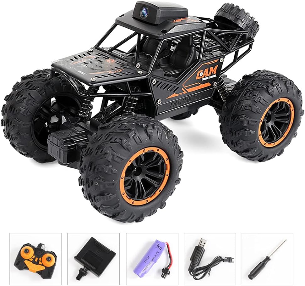 Blanc - Mini voiture robot télécommandée en temps réel, Caméra RC, Vidéo HD, WIFI FPV, Jouets intelligents sa Blanc - Mini voiture robot télécommandée en temps réel, Caméra RC, Vidéo HD, WIFI FPV, Jouets intelligents sa