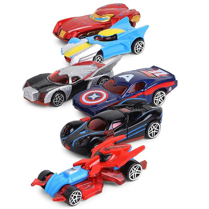 Jouet de voiture de course en alliage pour enfants - Avengers Anime