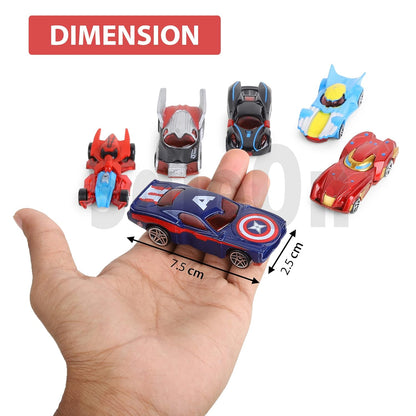 Jouet de voiture de course en alliage pour enfants - Avengers Anime