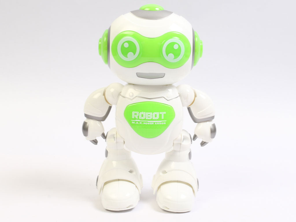 Robot Télécommandé Avec Son Et Lumière - Vert