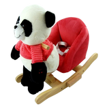 Chaise à bascule en peluche animaux