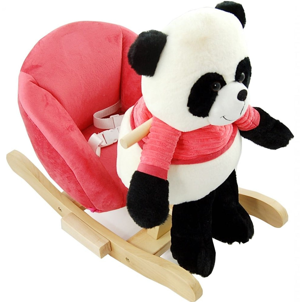 Chaise à bascule en peluche animaux