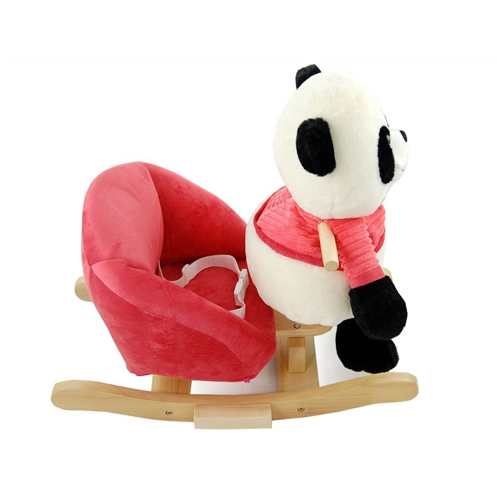 Chaise à bascule en peluche animaux