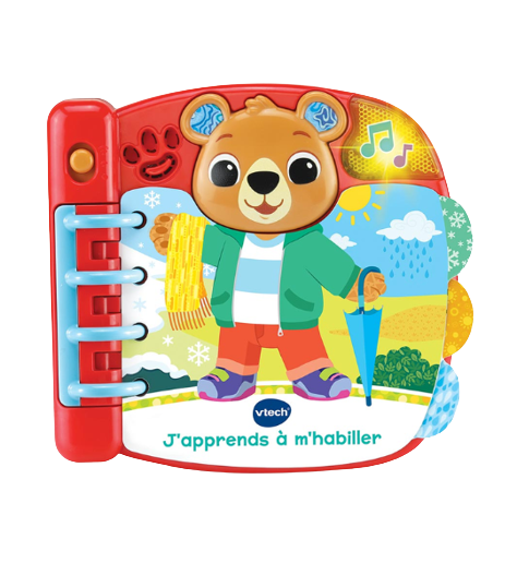 LIVRE INTERACTIF – J’APPRENDS À M’HABILLER – VTECH