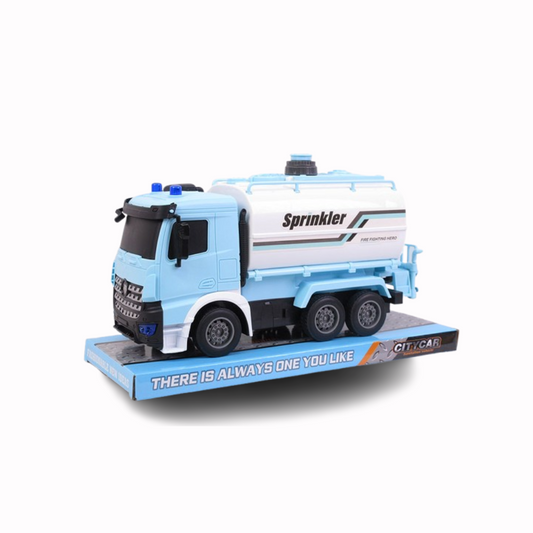 Camion-citerne avec lumière et son