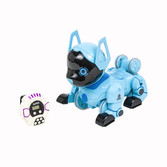 Chien robot radiocommandé - BLEU