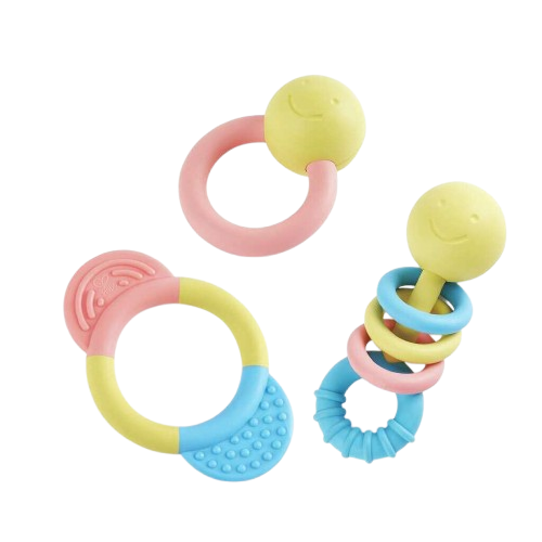 Coffret d'anneaux et hochets en riz - Hape
