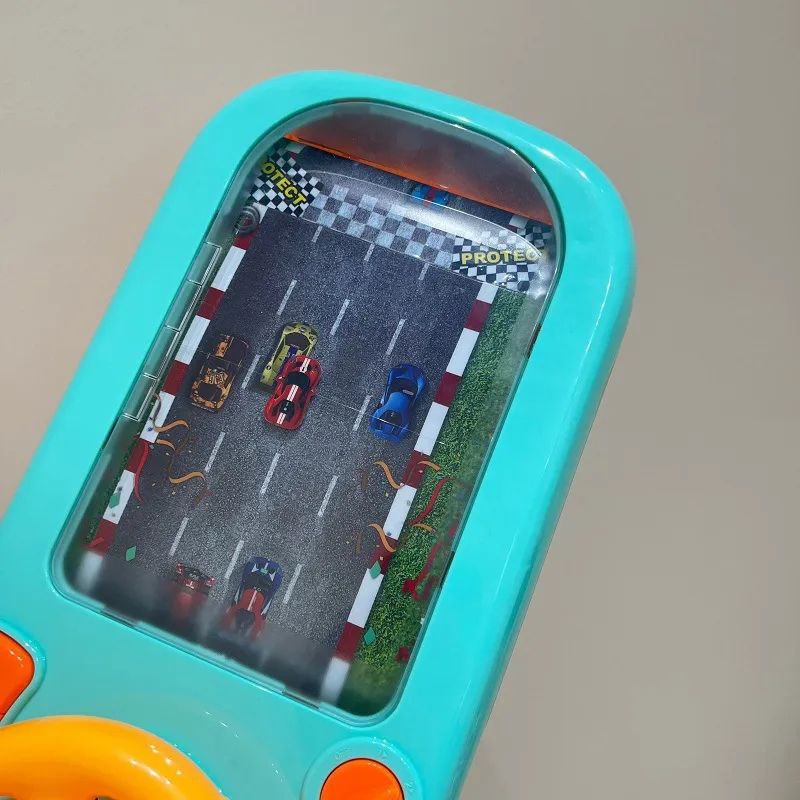 Jouet de conduite de voiture de simulation de jouet de volant d'enfants  avec des sons M Bleu
