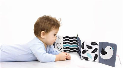 Livre d'éveil en tissu Noir et Blanc - BABY CLEMENTONI