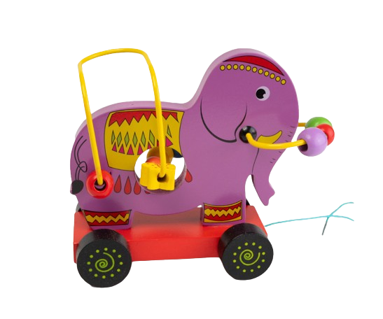 Boulier en bois - Eléphant