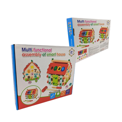 Maisonnette educative en bois Multifonctionnel, Montessori