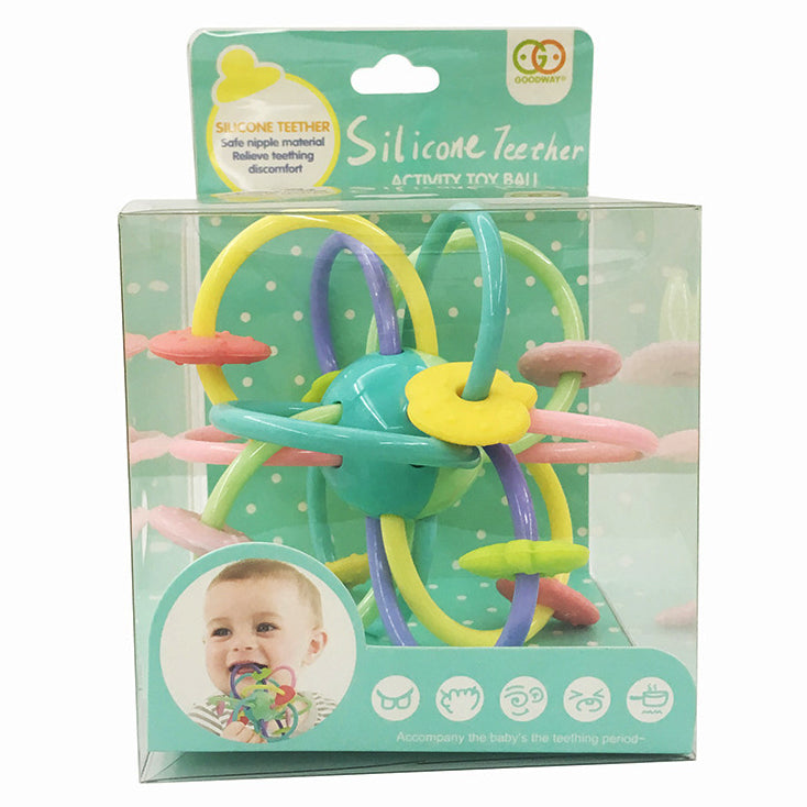 Boule de dentition en silicone souple