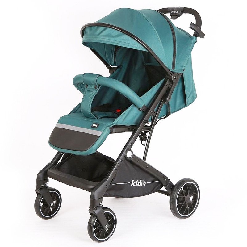 Poussette Valise Air Travel Kidilo – couleur verte, vue principale