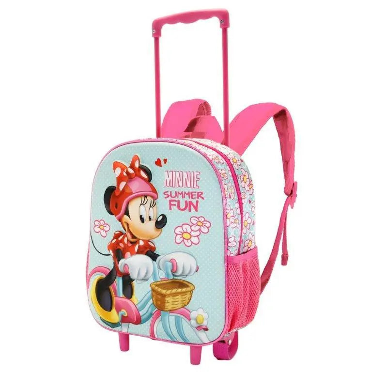 Sac à dos à roulettes 34cm Minnie Mouse Summer Fun 3D