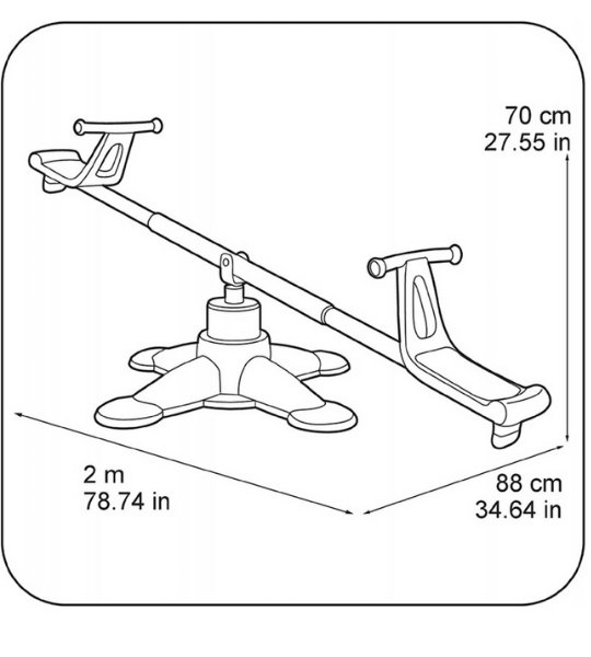 BALANÇOIRE TWISTER 2 EN 1 – FEBER