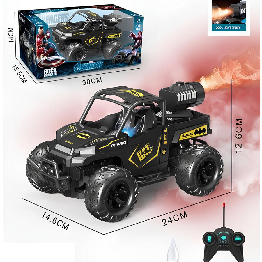 Voiture tout-terrain télécommandée 1:16 lance-bombes à eau, 2.4 GHz