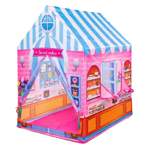 Tente de jeu + 50 balles colorées - CANDY HOUSE