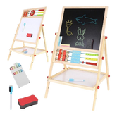 Tableau en bois sur pied pour enfant